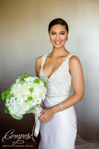pearl wedding dress