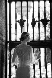 pearl wedding dress