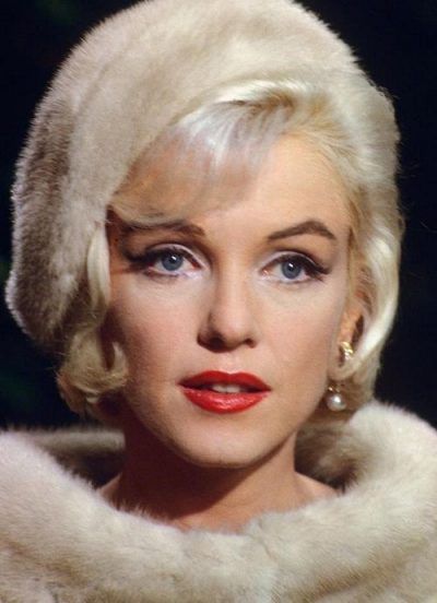 Marilyn Monroe biting pearl necklace by Bert Stern on artnet