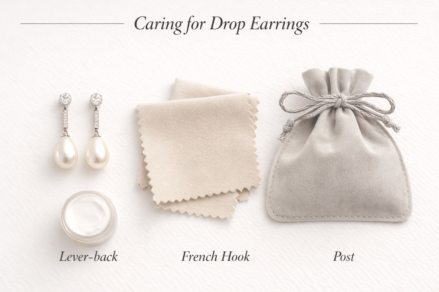pearlsonly-blog-94-image-9-pearl - Caring for Drop Earrings - Pearls Jewelry - pearlsonly