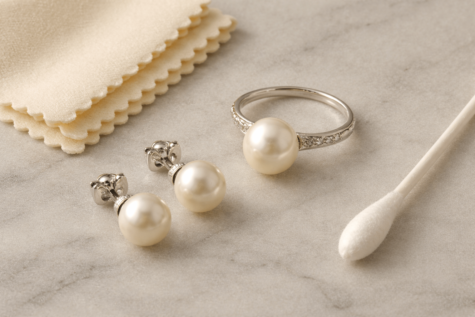 pearlsonly-blog-96-image-5-pearl - Cleaning Pearl Earrings and Rings Without Ruining Them - Pearls Jewelry - pearlsonly