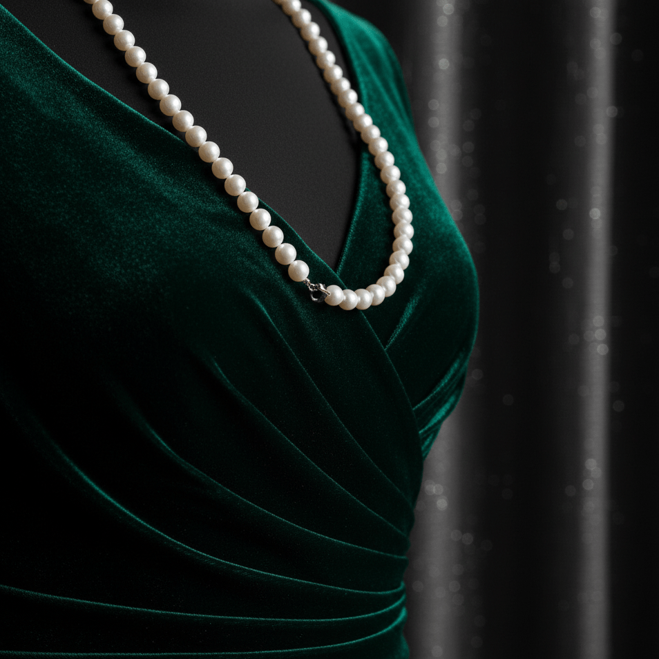 pearlsonly-blog-97-image-4-pearl - Formal Dress with Pearl Combinations - Pearls Jewelry - pearlsonly