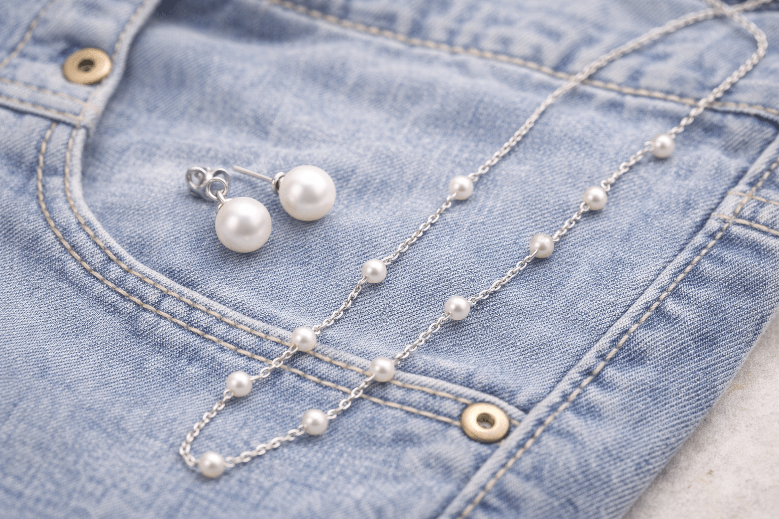 pearlsonly-blog-98-image-7-pearl - Everyday Casual Pearl Styling Defines Pearl - Pearls Jewelry - pearlsonly