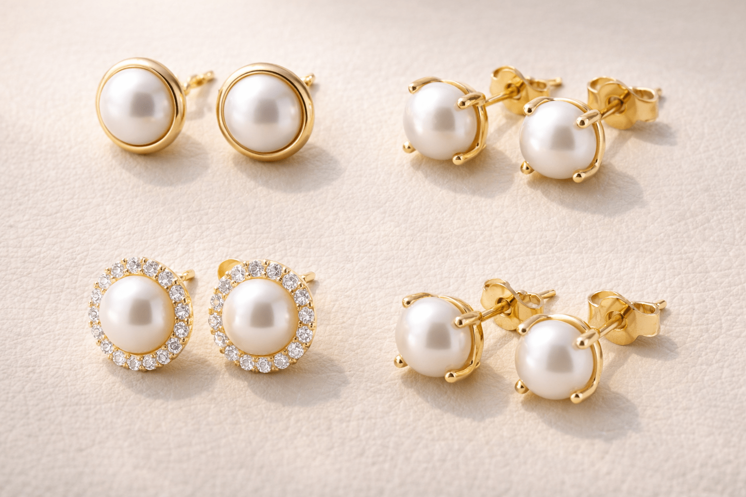 pearlsonly-blog-99-image-5-pearl - Gold Earrings Pearl Stud Styles - Pearls Jewelry - pearlsonly
