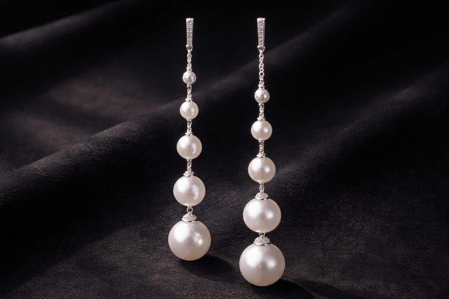 pearlsonly-blog-100-image-3-pearl - Dramatic Long Earring with Pearl Drop Styles - Pearls Jewelry - pearlsonly