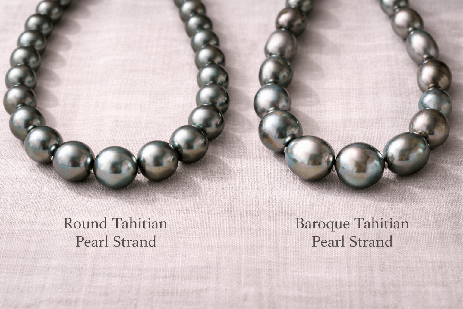 pearlsonly-blog-103-image-5-pearl - Round vs Baroque Tahitian Black Pearl Necklaces - Pearls Jewelry - pearlsonly