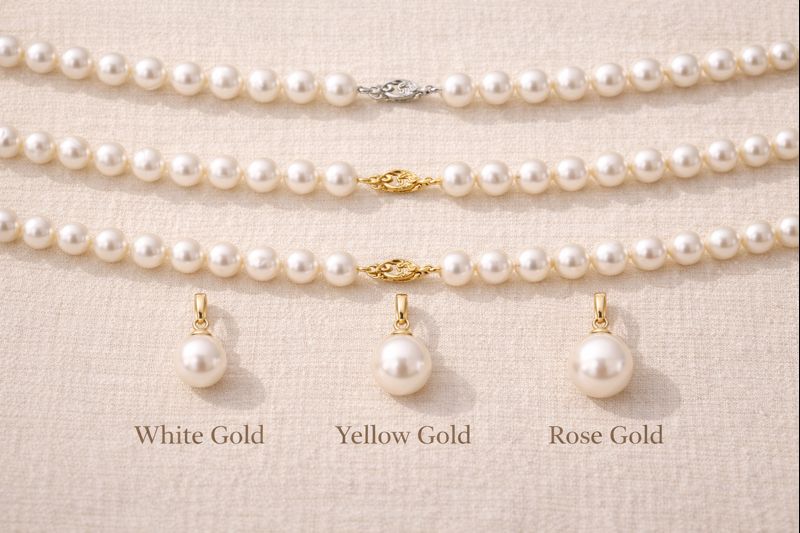 pearlsonly-blog-111-image-4-pearl - Metal Matching for Pearl and Pendant Necklace - Pearls Jewelry - pearlsonly