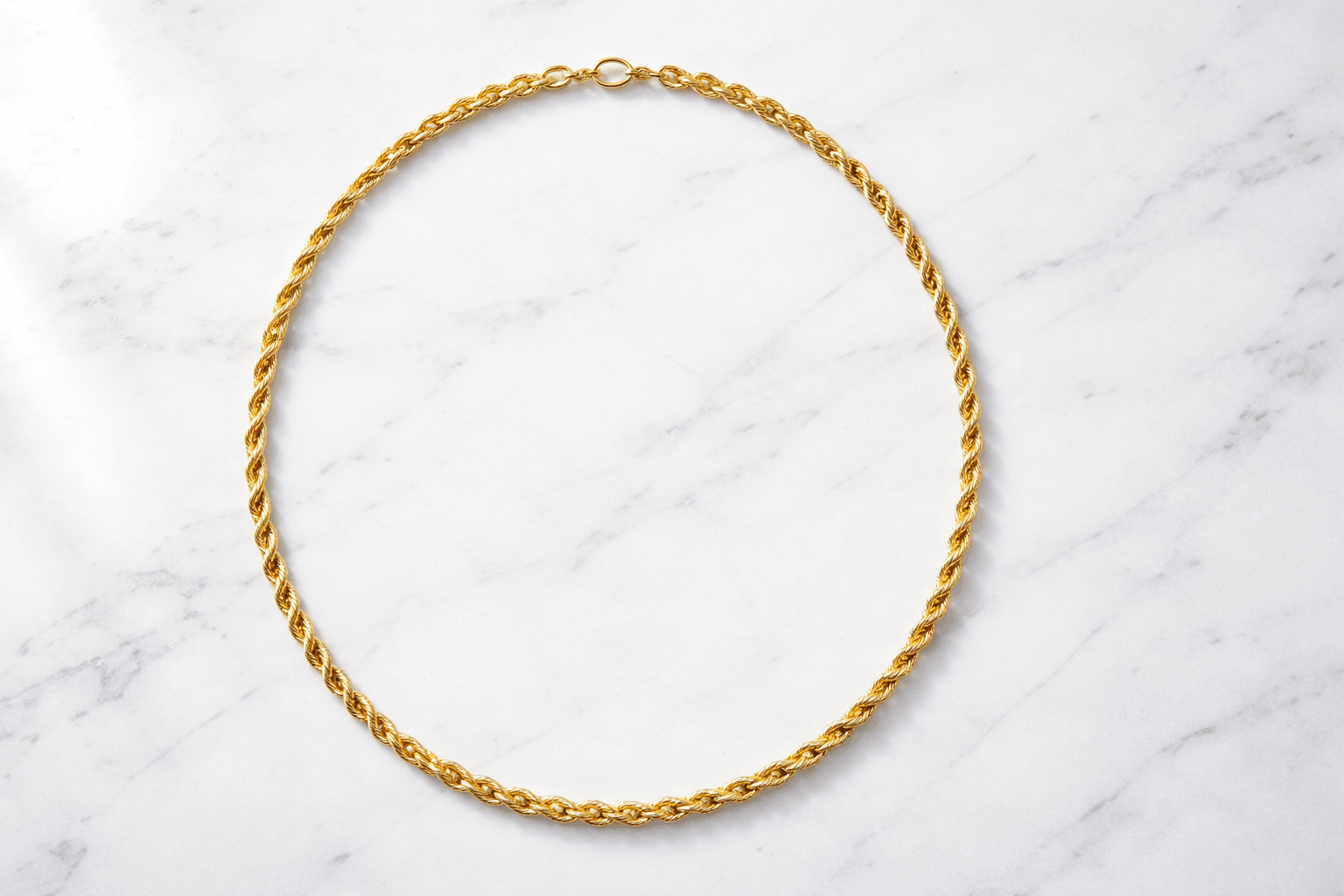 Yellow Gold Necklace for Women