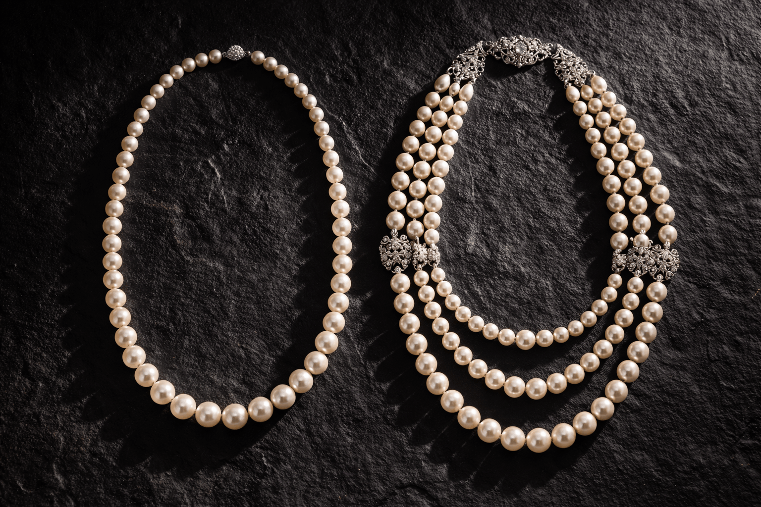pearlsonly-blog-116-image-4-pearl - Wedding Jewelry Sets for Bride with Different Dress Styles - Pearls Jewelry - pearlsonly