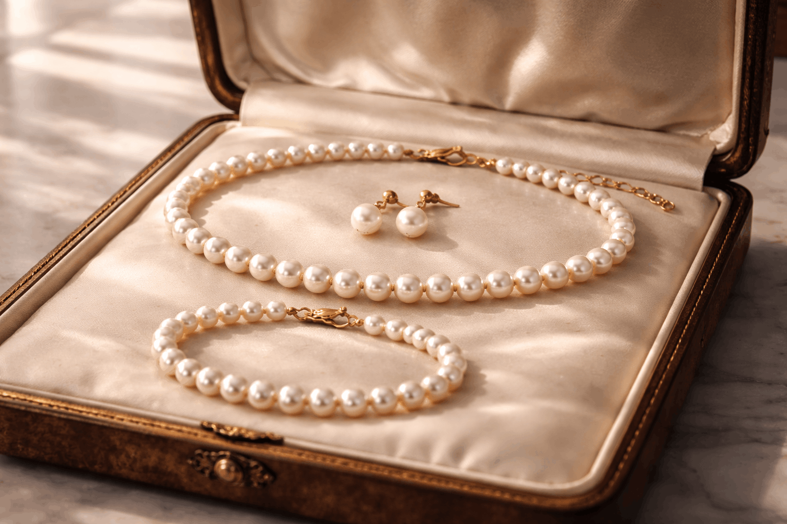pearlsonly-blog-126-image-4-pearl - Classic White Pearl Jewelry Sets for Brides - Pearls Jewelry - pearlsonly
