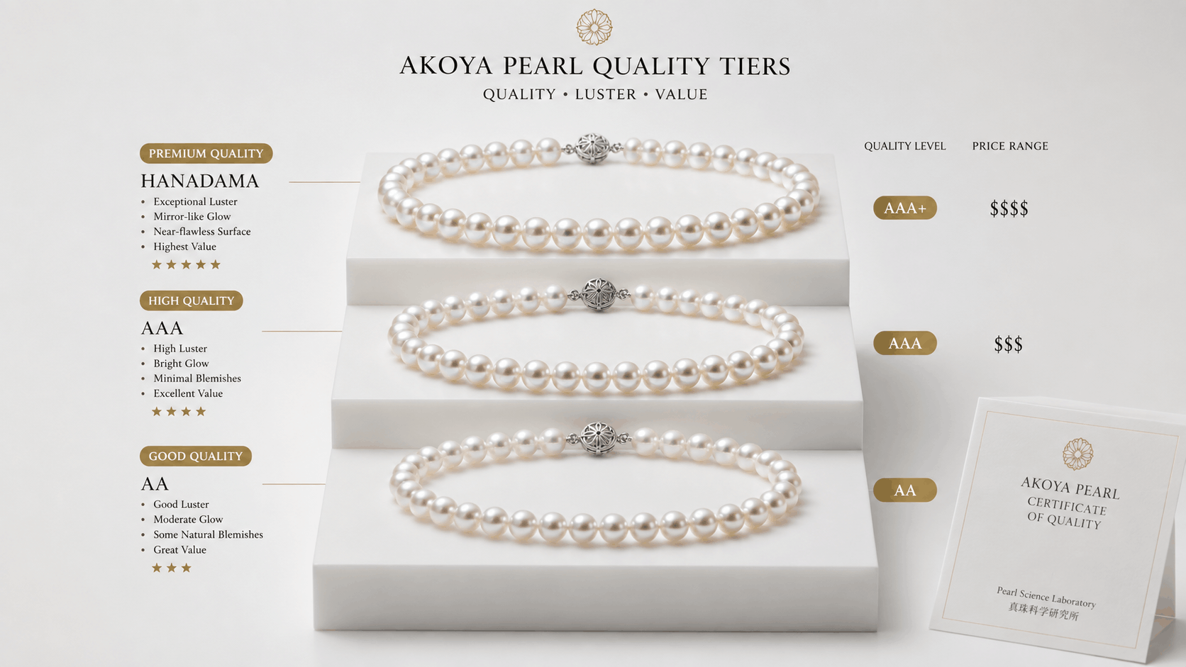 04. Hanadama Pearl Necklace Prices