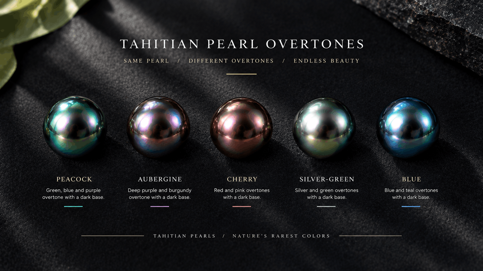 01. Tahitian Pearl Jewellery Colors — The Full Overtone Spectrum