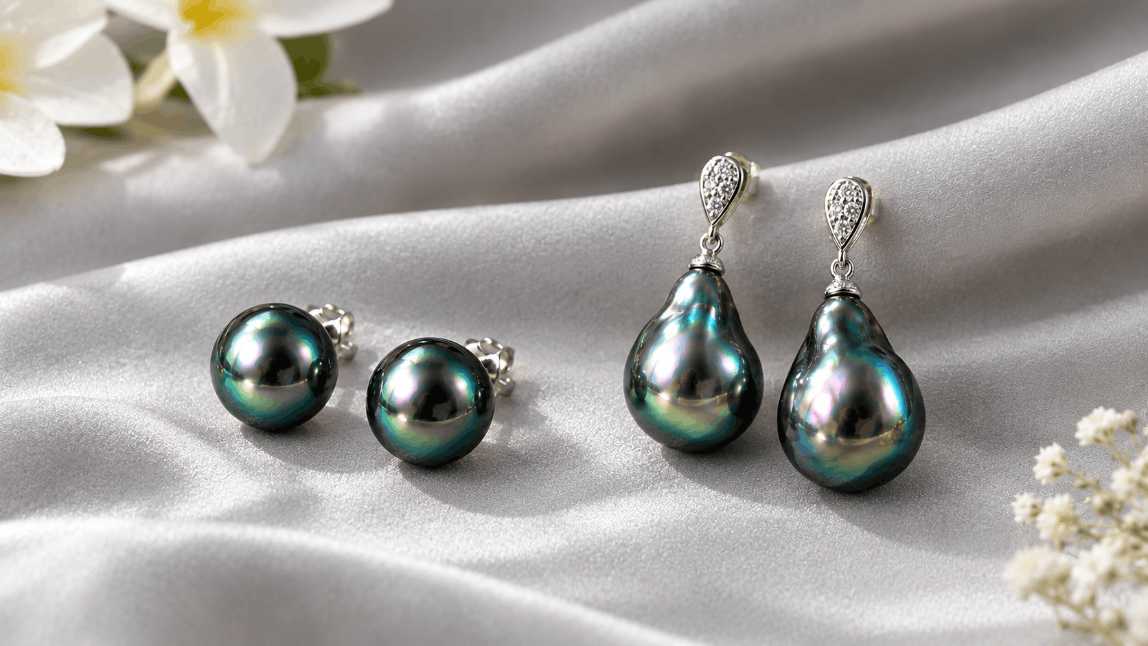 03. Tahitian Pearl Earrings — The Most Wearable Entry Point