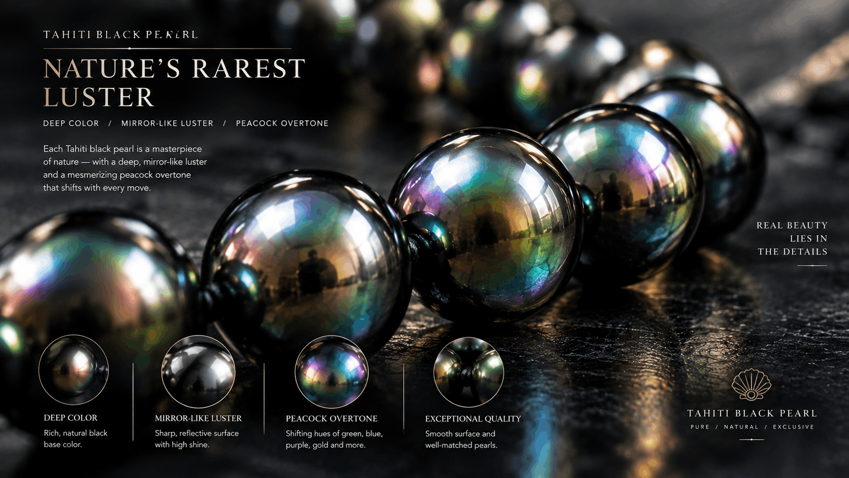 04. Quality — What to Evaluate in a Tahiti Black Pearl Necklace