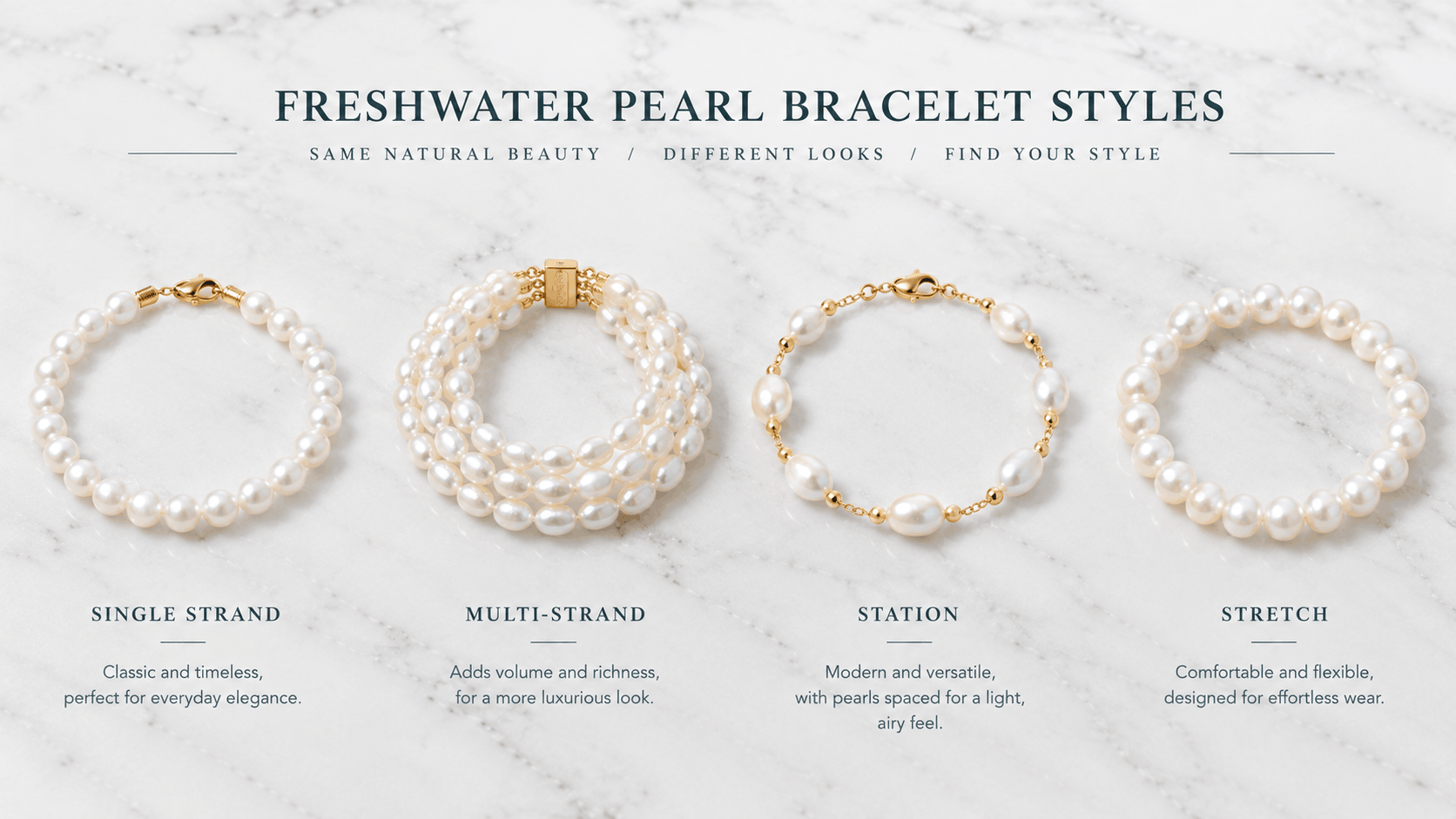 01. Pearl Bracelet Freshwater Styles — Which One Works for You
