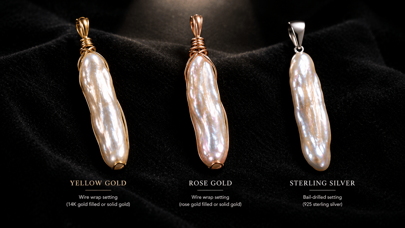03. Biwa Pearl Pendant Settings — Getting the Metal Right