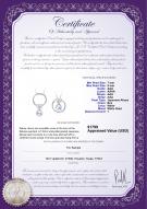 product certificate: JAK-W-AAA-78-P-Dolores