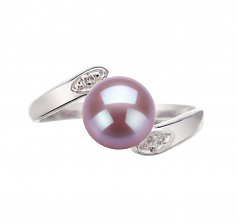 6-7mm AAA Quality Freshwater Cultured Pearl Ring in Dana Lavender