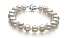 8-9mm A Quality Freshwater Cultured Pearl Set in Kaitlyn White