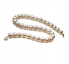 10.5-11.5mm AAA Quality Freshwater Cultured Pearl Necklace in White