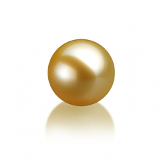 10-11mm AAA Quality South Sea Loose Pearl in Gold