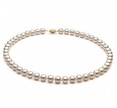 7-8mm AA+ Quality Chinese Akoya Cultured Pearl Necklace in White