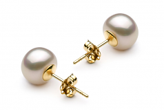 7-8mm AAA Quality Freshwater Cultured Pearl Set in White