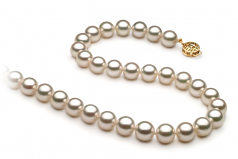 8.5-9mm AAA Quality Japanese Akoya Cultured Pearl Necklace in White