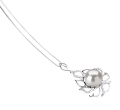 12-13mm AA+ Quality Freshwater - Edison Cultured Pearl Pendant in Calida White