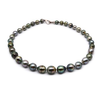 8-11mm Baroque Quality Tahitian Cultured Pearl Necklace in 17-inch Multicolor 8-11mm Baroque Quality Tahitian Cultured Pearl Necklace in 17-inch Multicolor