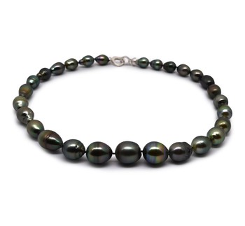 9-13mm Baroque Quality Tahitian Cultured Pearl Necklace in 17-inch Multicolor 9-13mm Baroque Quality Tahitian Cultured Pearl Necklace in 17-inch Multicolor