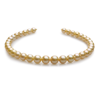 10-13.5mm AAA Quality South Sea Cultured Pearl Necklace in 18-inch Gold 10-13.5mm AAA Quality South Sea Cultured Pearl Necklace in 18-inch Gold