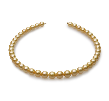 9-12mm AA Quality South Sea Cultured Pearl Necklace in 18-inch Gold 9-12mm AA Quality South Sea Cultured Pearl Necklace in 18-inch Gold