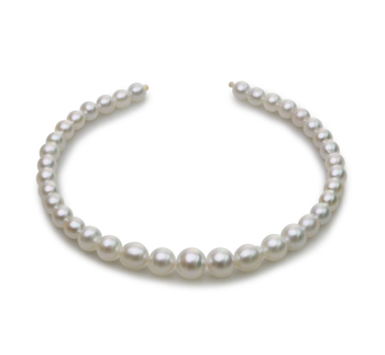 8.3-14mm Baroque Quality South Sea Cultured Pearl Necklace in 18-inch White 8.3-14mm Baroque Quality South Sea Cultured Pearl Necklace in 18-inch White