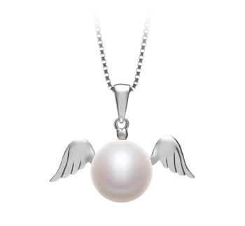 9-10mm AA Quality Freshwater Cultured Pearl Pendant in Angel White 9-10mm AA Quality Freshwater Cultured Pearl Pendant in Angel White