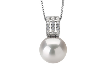 12-13mm AA+ Quality Freshwater - Edison Cultured Pearl Pendant in Colette White 12-13mm AA+ Quality Freshwater - Edison Cultured Pearl Pendant in Colette White
