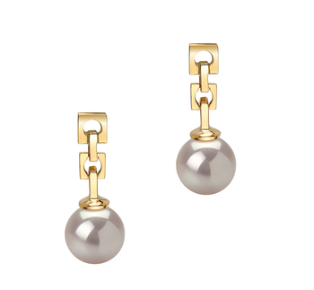 6-7mm AA Quality Japanese Akoya Cultured Pearl Earring Pair in Anya White 6-7mm AA Quality Japanese Akoya Cultured Pearl Earring Pair in Anya White