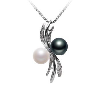 6-7mm AAAA Quality Freshwater Cultured Pearl Pendant in Davina Multicolor