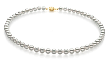 6.5-7mm Hanadama - AAAA Quality Japanese Akoya Cultured Pearl Necklace in Hanadama 18-inch White 6.5-7mm Hanadama - AAAA Quality Japanese Akoya Cultured Pearl Necklace in Hanadama 18-inch White