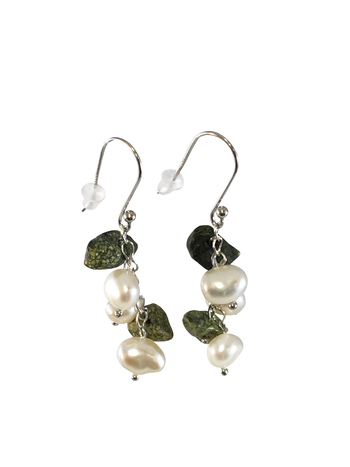 5.5-8.5mm A Quality Freshwater Cultured Pearl Earring Pair in White 5.5-8.5mm A Quality Freshwater Cultured Pearl Earring Pair in White