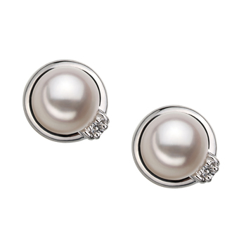 6-7mm AA Quality Japanese Akoya Cultured Pearl Earring Pair in Jocelyn White 6-7mm AA Quality Japanese Akoya Cultured Pearl Earring Pair in Jocelyn White