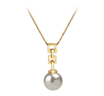 6-7mm AA Quality Japanese Akoya Cultured Pearl Pendant in Kylie White 6-7mm AA Quality Japanese Akoya Cultured Pearl Pendant in Kylie White