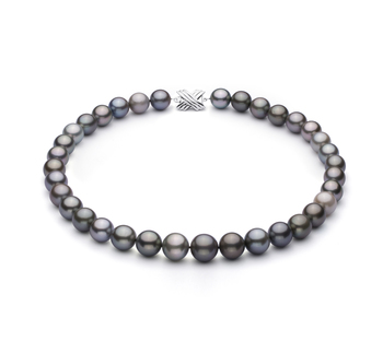 9.2-13.9mm AA+ Quality Tahitian Cultured Pearl Necklace in Multicolor 9.2-13.9mm AA+ Quality Tahitian Cultured Pearl Necklace in Multicolor