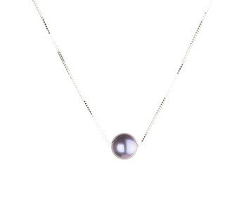 10-10.5mm AAAA Quality Freshwater Cultured Pearl Pendant in Black 10-10.5mm AAAA Quality Freshwater Cultured Pearl Pendant in Black