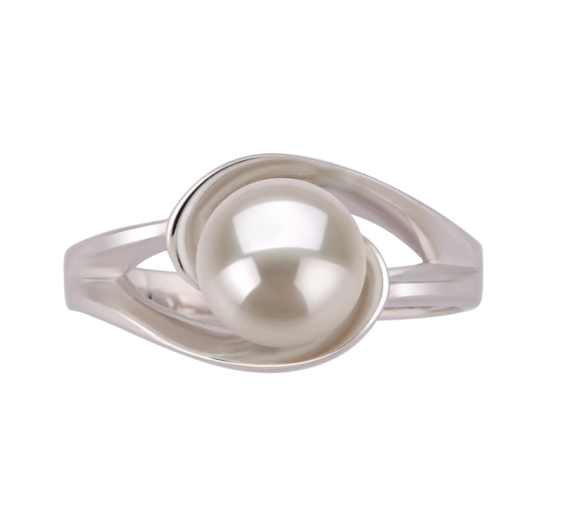 6-7mm AAA Quality Freshwater Cultured Pearl Ring in Clare White - #3