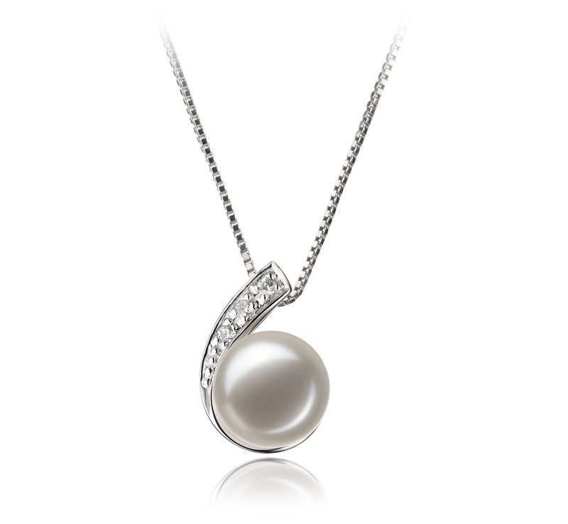 7-8mm AA Quality Freshwater Cultured Pearl Set in Claudia White - #2