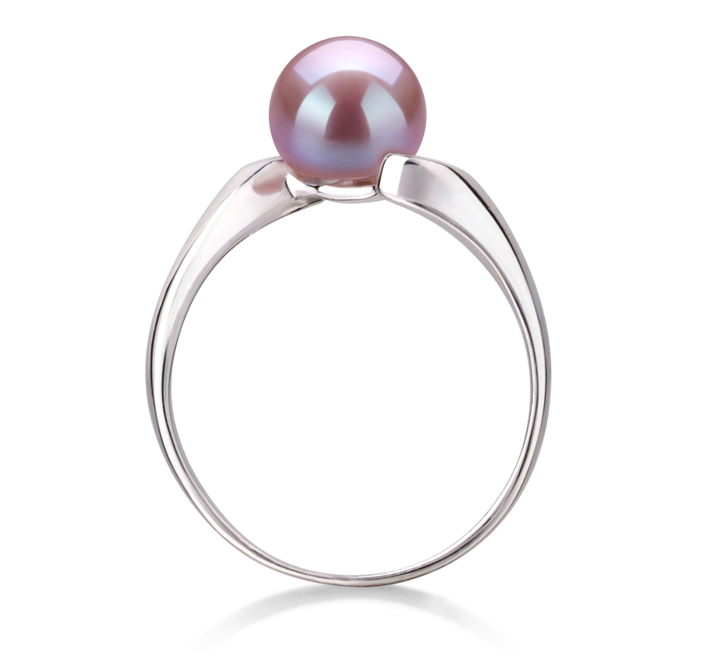 6-7mm AAA Quality Freshwater Cultured Pearl Ring in Dana Lavender - #3