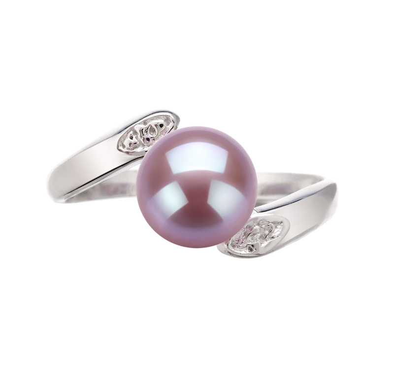 6-7mm AAA Quality Freshwater Cultured Pearl Ring in Dana Lavender - #4