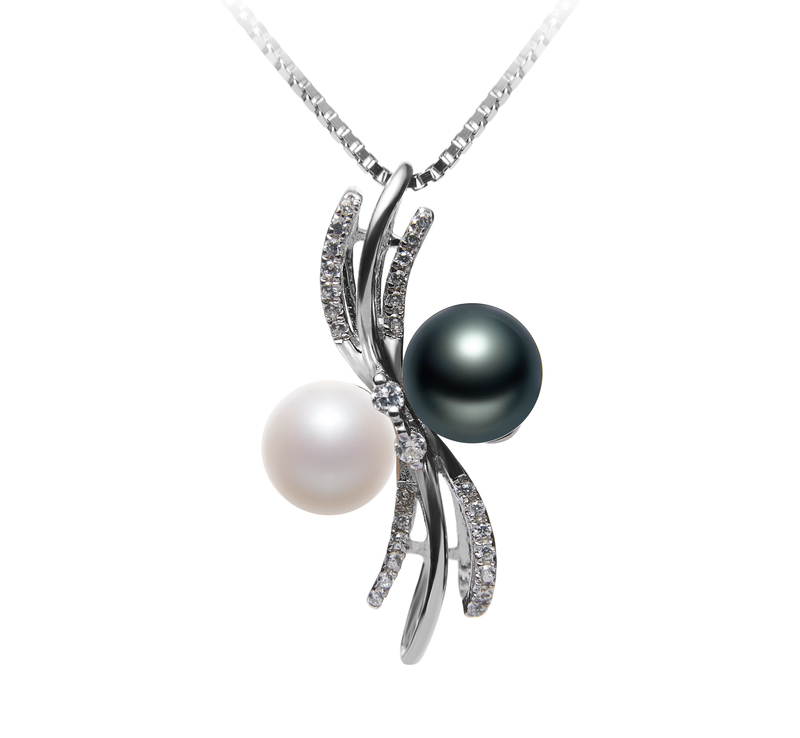 6-7mm AAAA Quality Freshwater Cultured Pearl Pendant in Davina Multicolor - #1