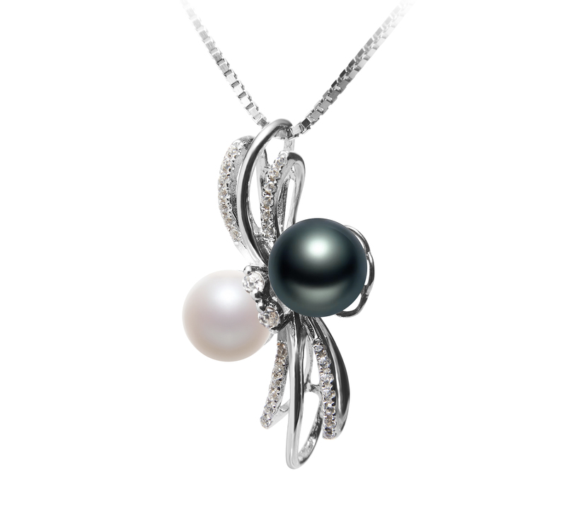 6-7mm AAAA Quality Freshwater Cultured Pearl Pendant in Davina Multicolor - #2